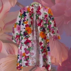 🌸Vintage multi colored Floral Jacket🌸